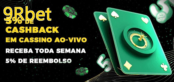 Promoções do cassino ao Vivo 9Rbet